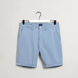 Gant Allister Regular Fit Sunfaded Shorts in Dove Blue