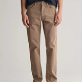 GANT Regular Fit Desert Jeans in Desert Brown