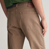 Gant Regular Fit Desert Jeans in Desert Brown