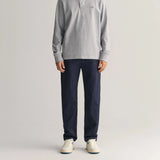 GANT Regular Fit Twill Chinos in Marine