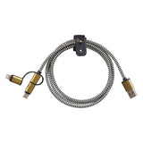 Gentlemen's Hardware 3-In-1 Charging Cable