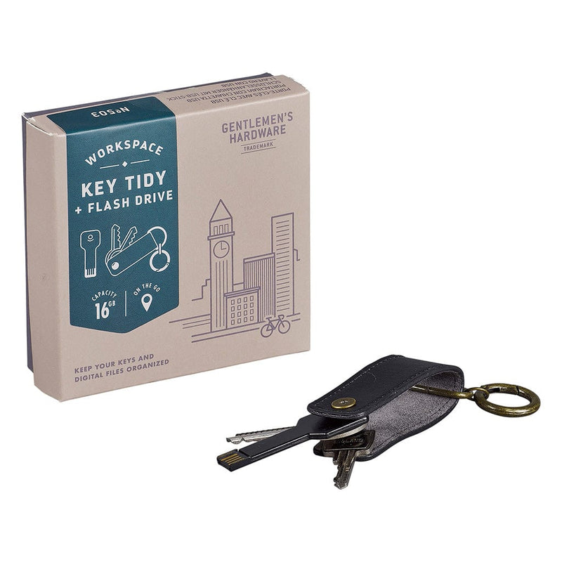 Gentlemen's Hardware Key Tidy With Usb Flash Drive 16Gb