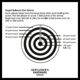 Gentlemen's Hardware Magnetic Dartboard Roll