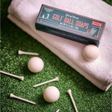Set Of 3 Golf Ball Soaps Basil And Neroli