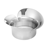 Georg Jensen Bloom Pillar Candleholder Stainless Steel Mirror