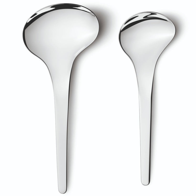 Georg Jensen Bloom Serving Spoons, Set Of 2