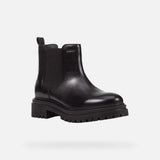 Geox Iridea Woman's Chelsea Boots in Black