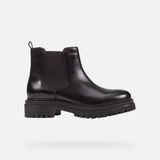 Geox Iridea Woman's Chelsea Boots in Black