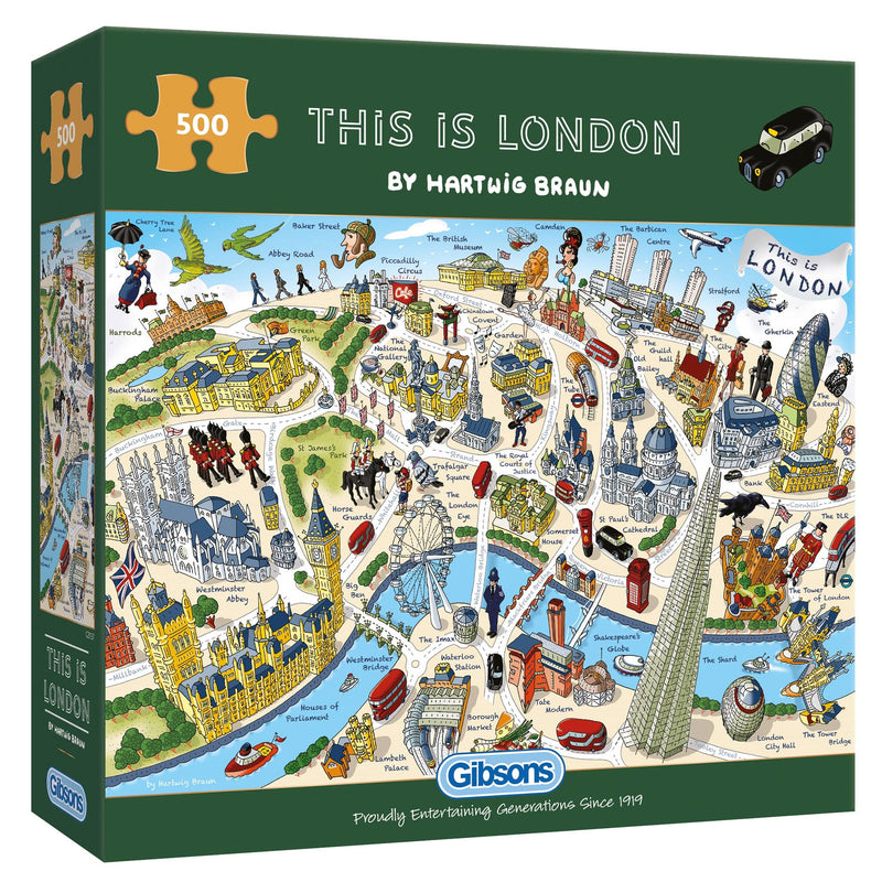 Gibsons 500 Piece This Is London