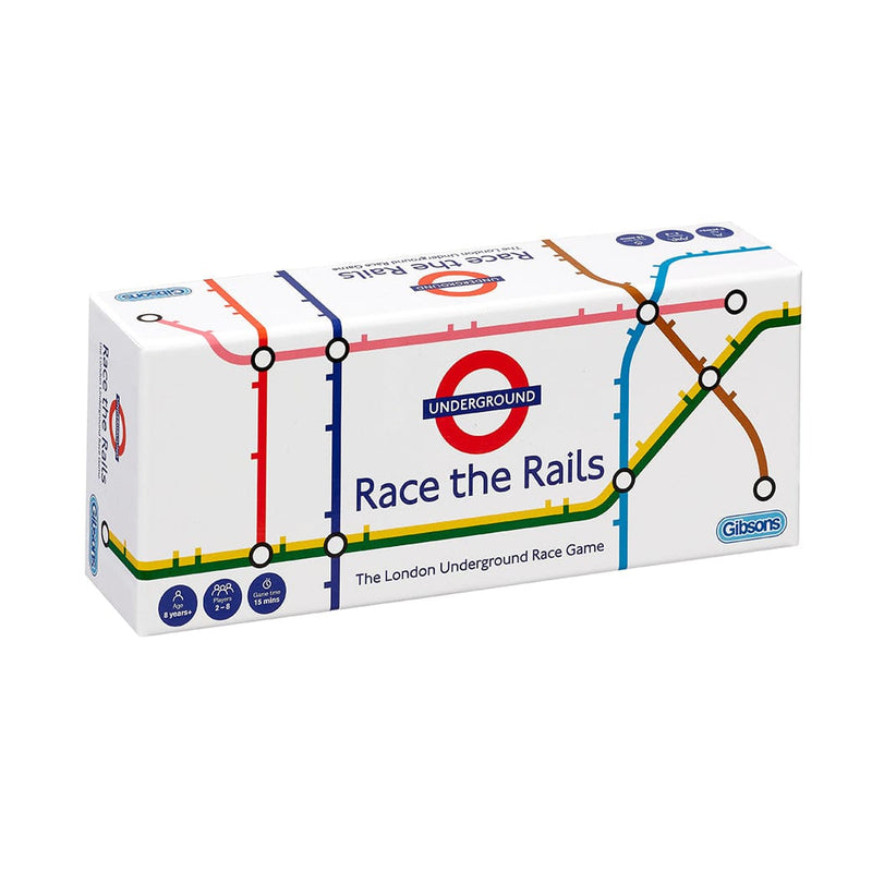 Gibsons Race The Rails Transport For London Card Game