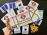 Gibsons Race The Rails Transport For London Card Game