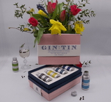 Gin In A Tin Gift Set 4 Pink Miniatures  (Mum)
