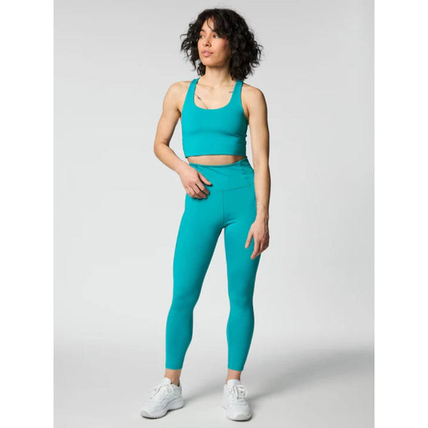 Girlfriend Collective Compressive High-Rise Legging 7/8  In Peacock