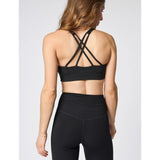 Girlfriend Collective Float Riley Sweetheart Bra In Black