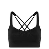 Girlfriend Collective Float Riley Sweetheart Bra In Black