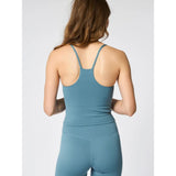 Girlfriend Collective Float Willa Strappy Tank In Wave