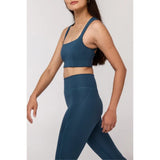 Girlfriend Collective Natalie Seamed Bra In Ink