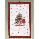 Gisela Graham Nostalgia Santa Tea Towel
