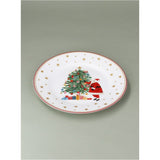 Gisela Graham Nostalgia Santa & Tree Plate