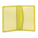 Glounski Credit Card Holder Travel In Lime