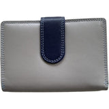 Golunski Graffiti 3 Section Compact Leather Purse Wallet In Sky