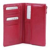 Golunski Ladies Long Wallet Purse In Red