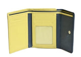 Golunski Wallet Purse In Navy Lime