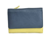 Golunski Wallet Purse In Navy Lime
