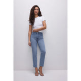 Good American Good Legs Straight Jeans In Blue