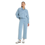 Good American Jeanius Crop Palazzo In Indigo 376
