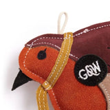 Green & Wilds Russell the Robin, Eco Dog Toy
