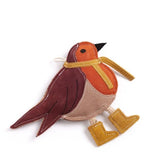 Green & Wilds Russell the Robin, Eco Dog Toy