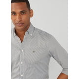 Hackett Essential Mini Gingham Shirt in Green