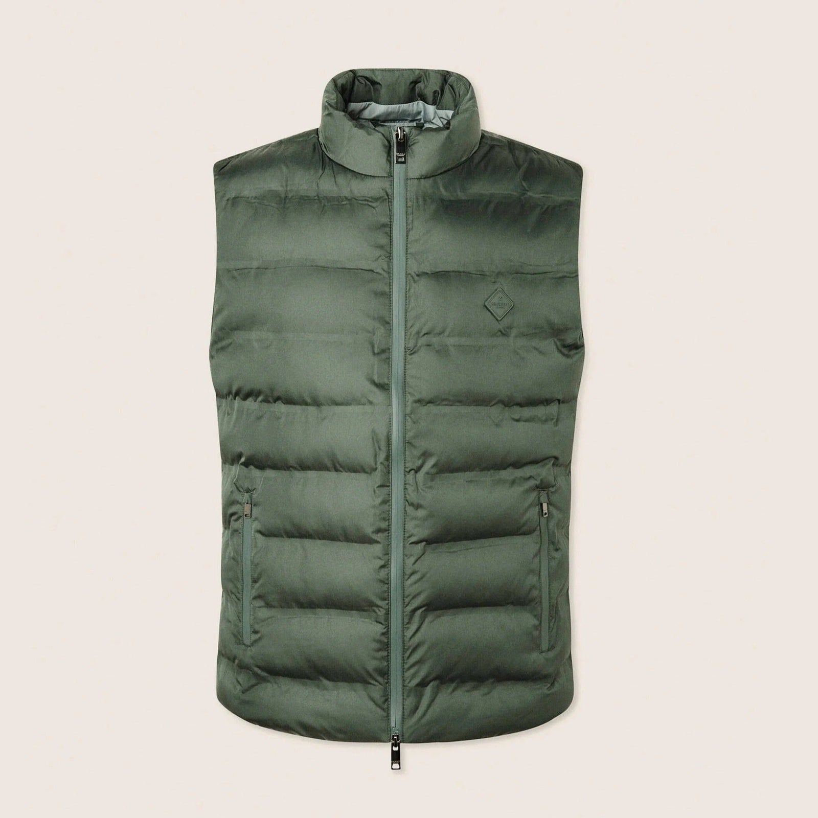 Gilet Doudoune Hackett London - Taille S, Couleur Verte, Neuf Avec étiquettes (Vest)