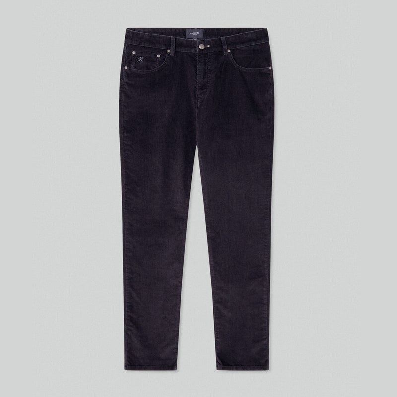 Hackett Moleskin 5 Pocket Trousers in Navy Blue Elys Wimbledon