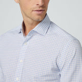 Hackett Oxford Check Shirt in White/Blue
