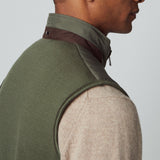 Hackett Padded Channel Gilet in Olive