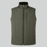 Hackett Padded Channel Gilet in Olive