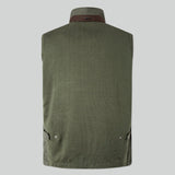 Hackett Padded Channel Gilet in Olive