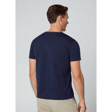 Hackett Pima Cotton T-Shirt in Navy