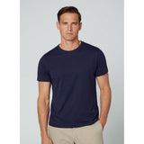 Hackett Pima Cotton T-Shirt in Navy