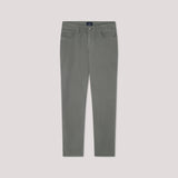 Hackett Regular Fit Trinity Sateen 5 Pocket Trousers In Myrtle Green