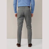 Hackett Regular Fit Trinity Sateen 5 Pocket Trousers In Myrtle Green