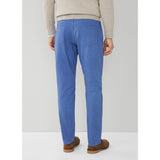 Hackett Regular Fit Trinity Trousers in Avio Blue