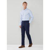 Hackett Slim Fit Essential Bengal Stripe Shirt in Sky Blue