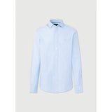 Hackett Slim Fit Essential Bengal Stripe Shirt in Sky Blue