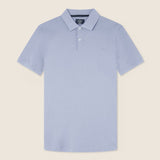 Hackett Slim Fit Logo Polo Oxford Blue