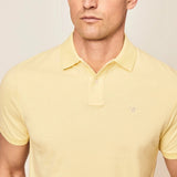 Hackett Slim Fit Polo Light in Yellow