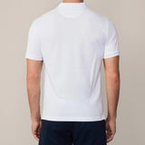 Hackett slim fit short sleeve pique polo In Optic White