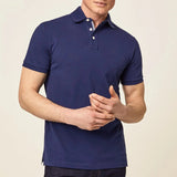 Hackett Swim Short Sleeve Polo Navy